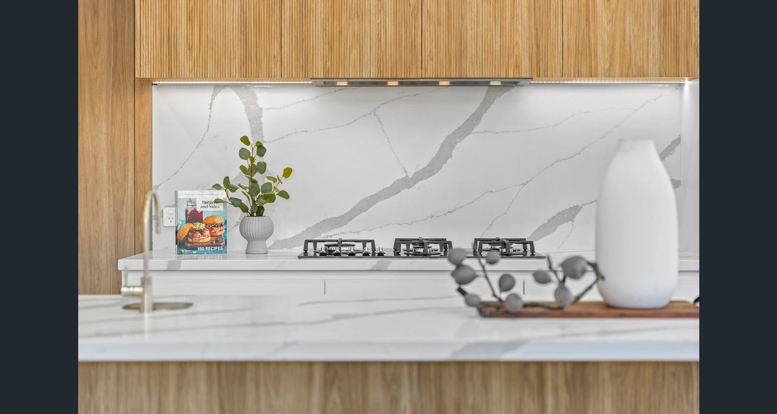 Kitchen and living area